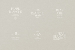 Blanche Logo Kit Logos Ai Eps Psd