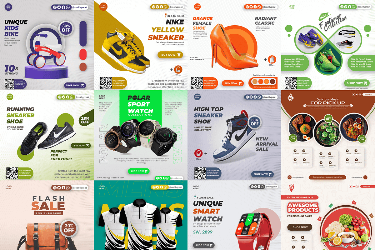 PREMIUM ADS DESIGN CANVA, a Social Media Template by DigitAuras (Photo 2 of 2)