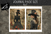 Victorian Girl Junk Journal Pages, a Person Illustration by Digital Art Mahdiseño (Thumbnail 7 of 10)