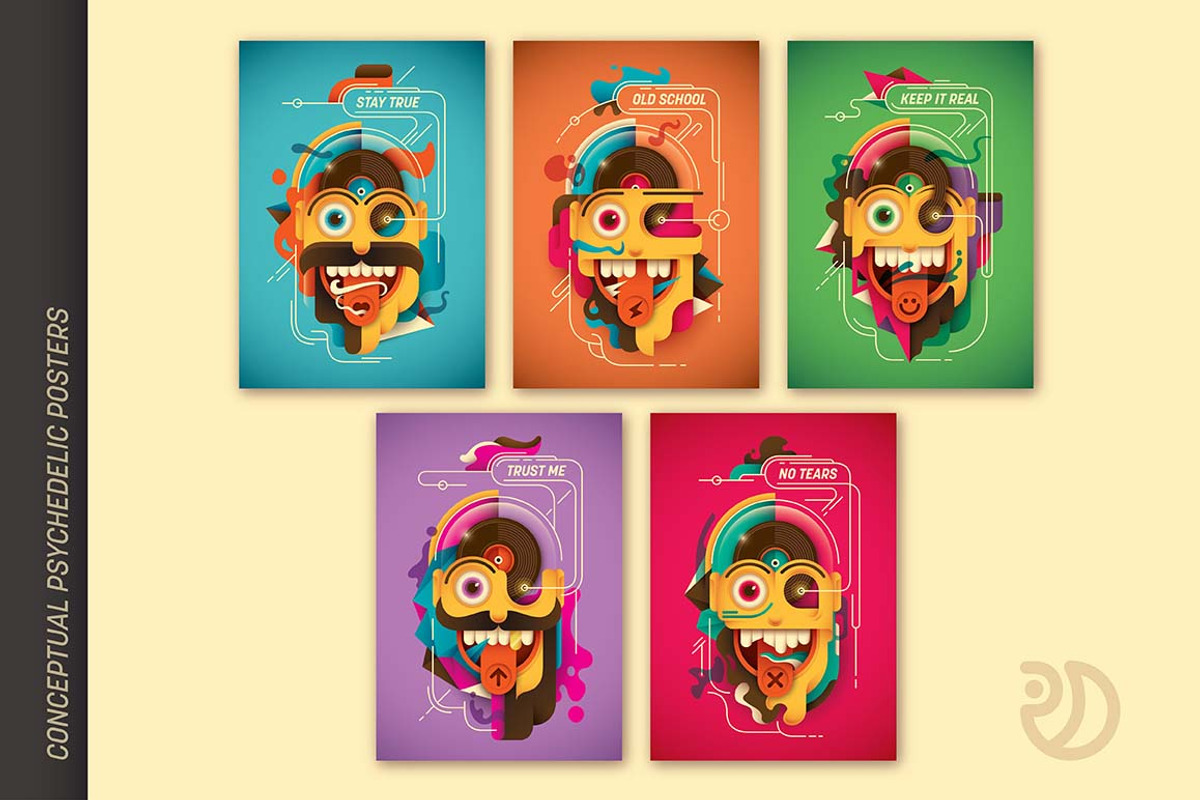 Conceptual psychedelic posters, an Illustration by Radoman (Photo 7 of 7)
