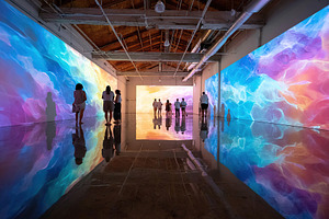 Digital art exhibition transforms abandoned space into vibrant visual experienc, an Arts & Entertainment Photo by AlyaAnd