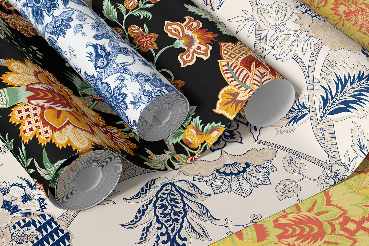 CHINTZ Floral Seamless Pattern, a Pattern Graphic by Fabrivo (Photo 5 of 10)