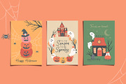 Fun Halloween Village Illustrations, a Background Graphic by CreativeChristiana (Thumbnail 8 of 11)