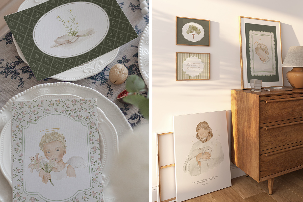 Le Jardin Céleste Christian Prints, a Background Graphic by Muse Artist (Photo 21 of 26)