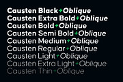 Causten Round Font Family, a Sans Serif Font by trustha (Thumbnail 13 of 14)