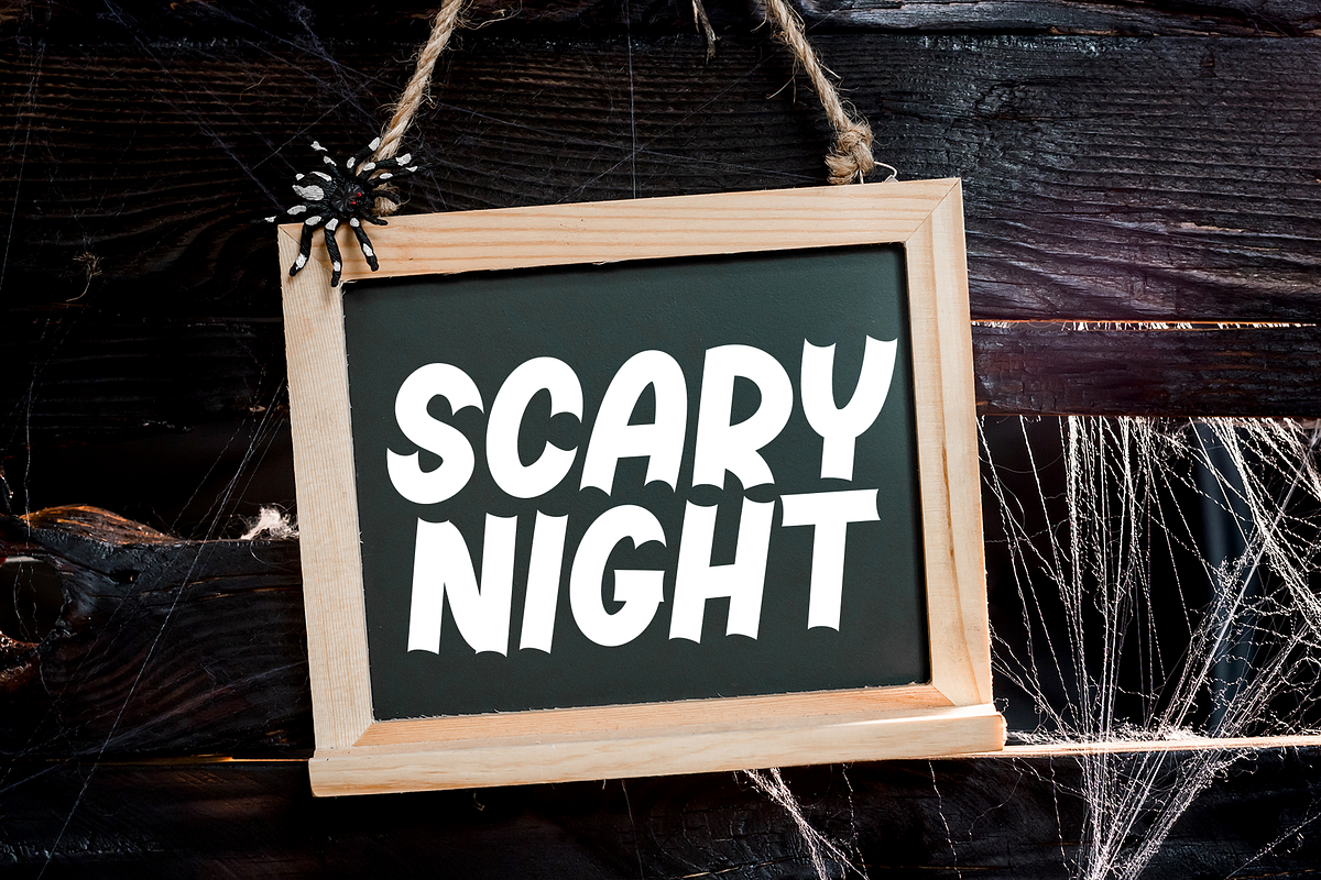 Scary Movie | Script Font, a Script Font by Scratchones (Photo 5 of 8)