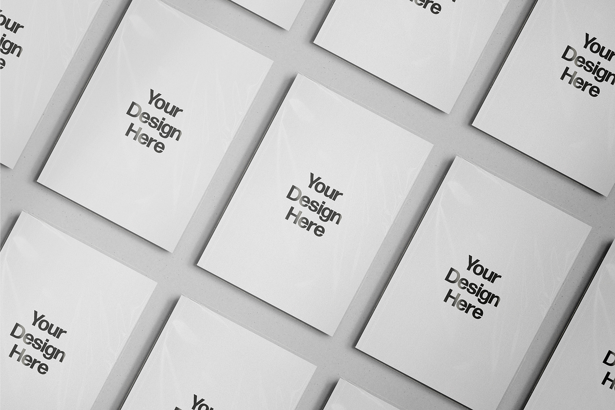 Grid A4 Magazine Mockup, a Books & Magazine Mockup by Design Squad (Photo 2 of 2)