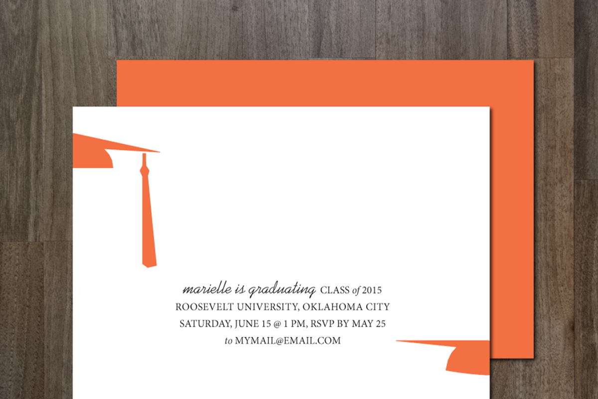 Graduation Announcement, an Invitation Template by aticnomar