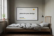Bedroom Poster Mockups, a Product Mockup by Luuqas Design (Thumbnail 6 of 8)