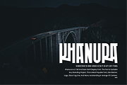 Khanura - Tall Sans Font, a Sans Serif Font by QR Design Studio (Thumbnail 2 of 7)