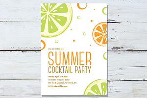 Summer Cocktail Invitation