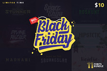 1 Fonts less than $1! Black Friday