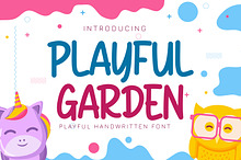 Playful Garden - Fun Handwritten Fon