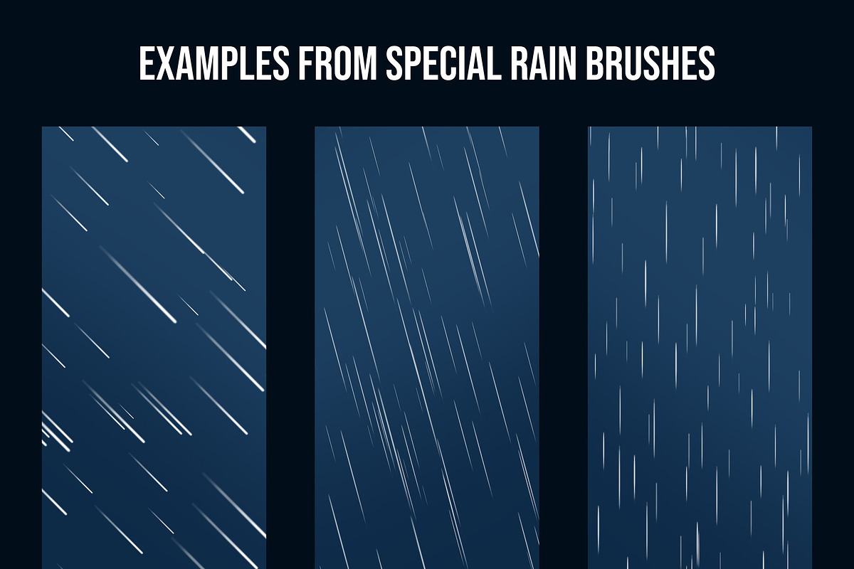 Rain Brushes Pack, a Brush Add-On by vurdembrushes (Photo 2 of 5)