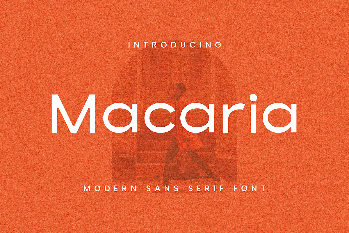 Macaria, a Sans Serif Font by Imoodev (Photo 1 of 5)