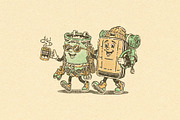 HAND DRAWN CLIMBING SET ILLUSTRATION, an Object Illustration by Southerntown (Thumbnail 5 of 9)