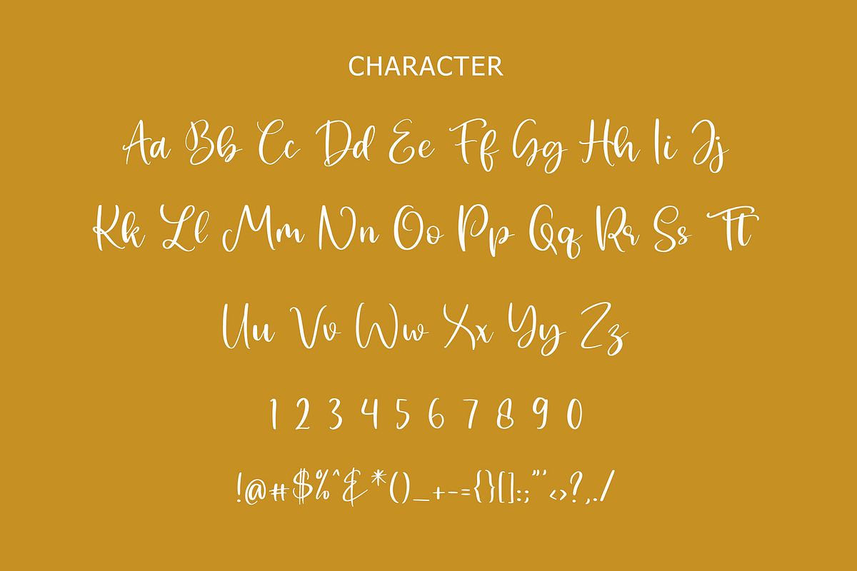 Halisyah Modern Script Font, a Script Font by Giant Design (Photo 10 of 10)
