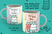 The Siberian Cat patterns, an Animal Illustration by Zooza Art (Thumbnail 9 of 10)