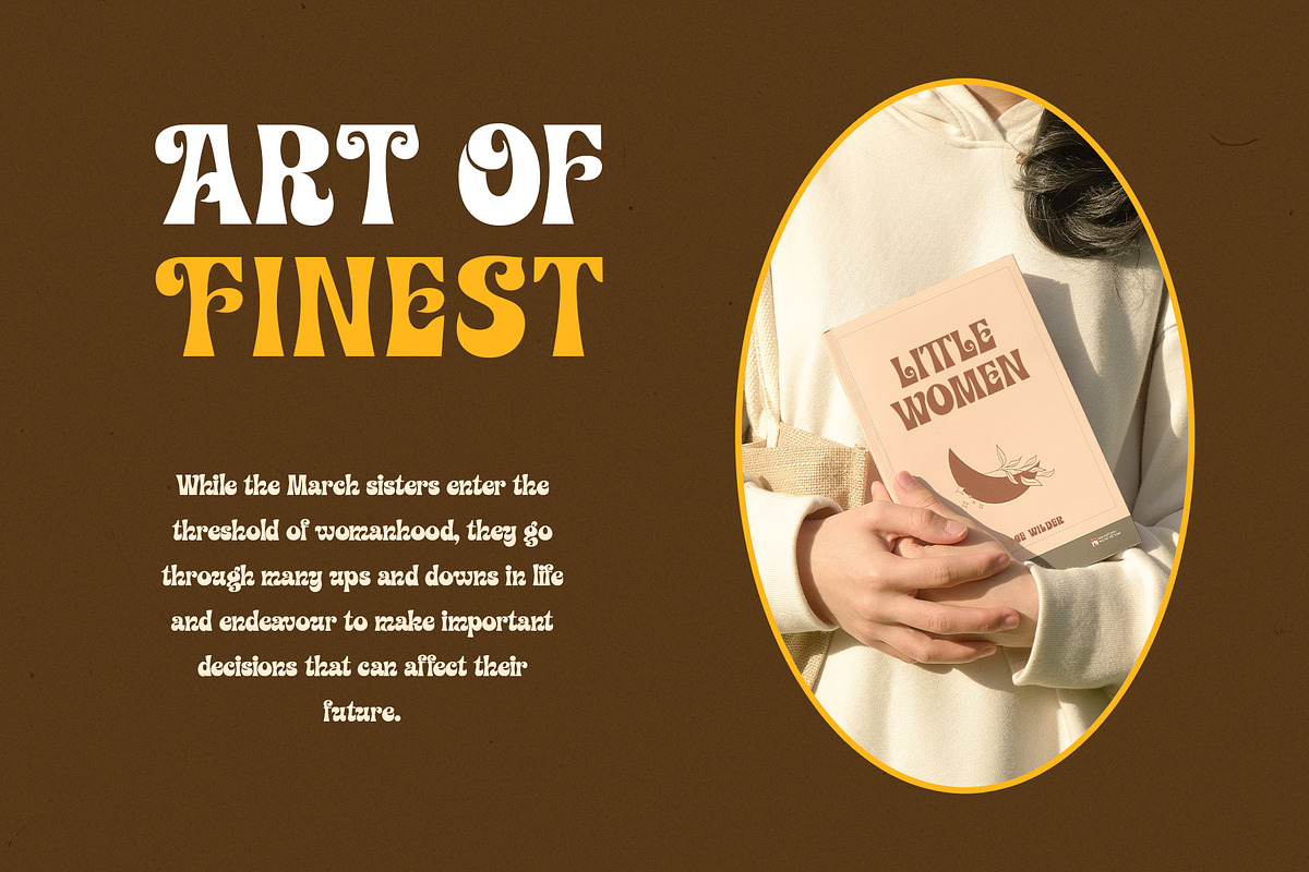Molger Retro Display Font, a Serif Font by RantautypeStudio (Photo 8 of 17)