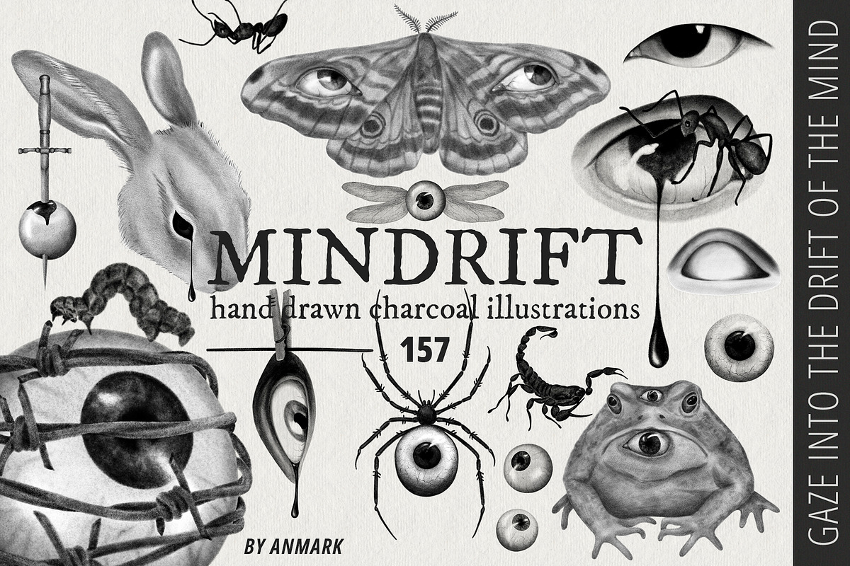Mindrift. Psychedelic illustrations, an Object Graphic by AnMark (Photo 1 of 17)