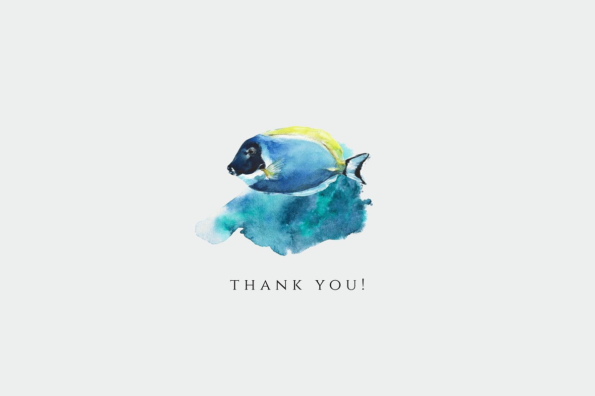 Undersea Life Watercolor, an Animal Illustration by Kolorata Art (Photo 14 of 14)