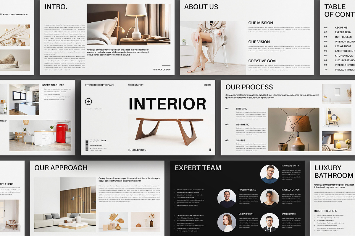 Interior Design Presentation, a Presentation Template by E-Type (Photo 1 of 5)