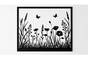 50 Garden Frame Silhouette Bundle, an Illustration by musafir_fashion (Thumbnail 14 of 51)