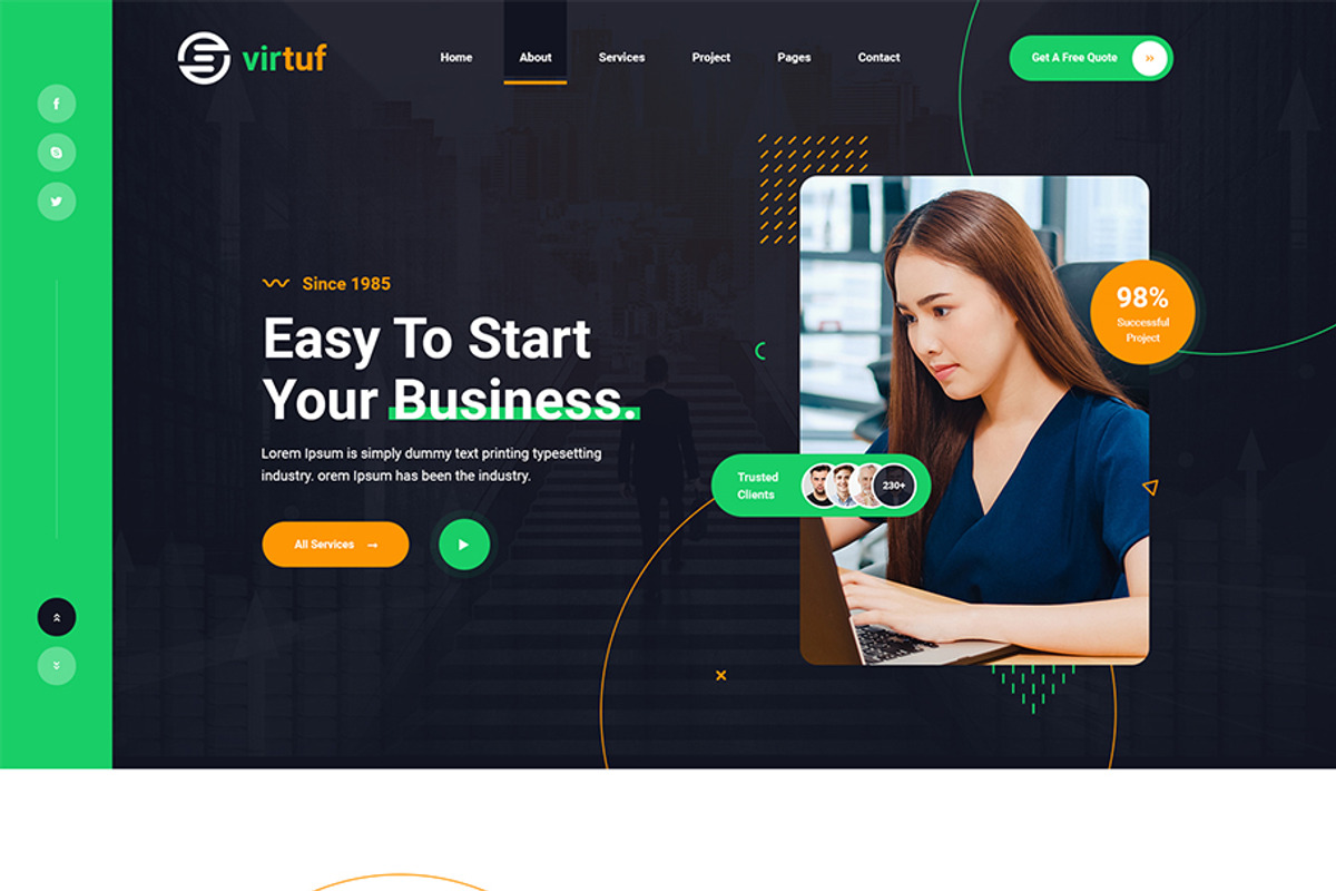 Creative Agency Bootstrap 5 Template, a Bootstrap Template by HasThemes (Photo 2 of 3)
