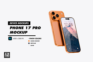 iPhone 17 Pro Mockup, a Product Mockup by itefan Studio