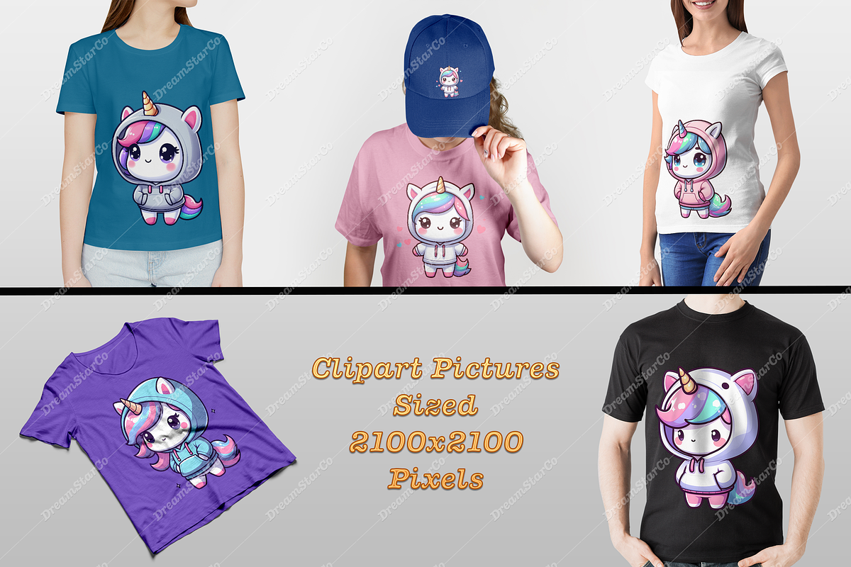 kawaii unicorn, an Object Graphic by DreamerStarCo (Photo 5 of 5)