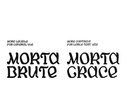 Morta font, a Font by Michael Rafailyk (Thumbnail 8 of 9)