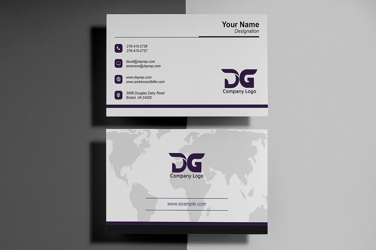 Company Branding Business Card PSD preview 2