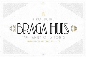 Braga Huis, a Sans Serif Font by Juru Rancang Studio