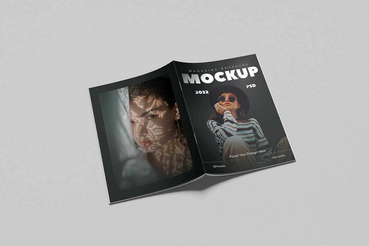 Magazine Brochure Mockup, a Books & Magazine Mockup by AnasStudio (Photo 2 of 7)