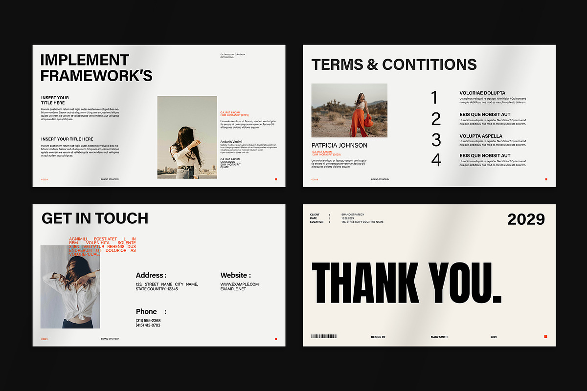 Brand Strategy Presentation Template, a Presentation Template by Oriofix (Photo 9 of 9)