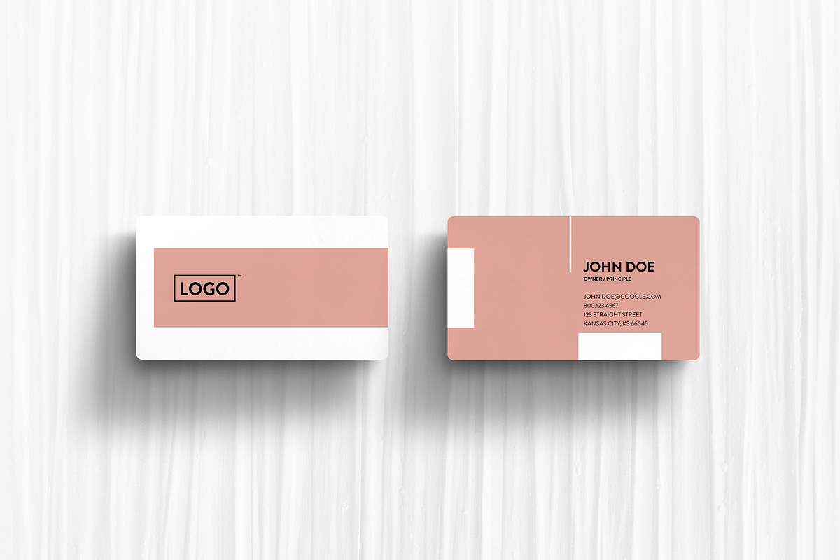 Rounded Business Card Mockup, a Print Template by Brian White Design Goods (Photo 3 of 4)