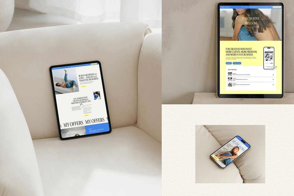 Squarespace 7.1 Template for coaches preview 6