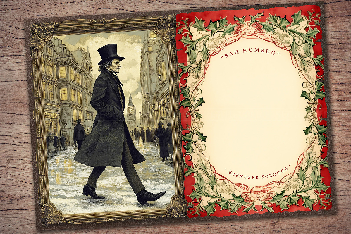 A Christmas Carol Scrapbook Kit, a Seasonal Illustration by Secret Helper (Photo 6 of 8)