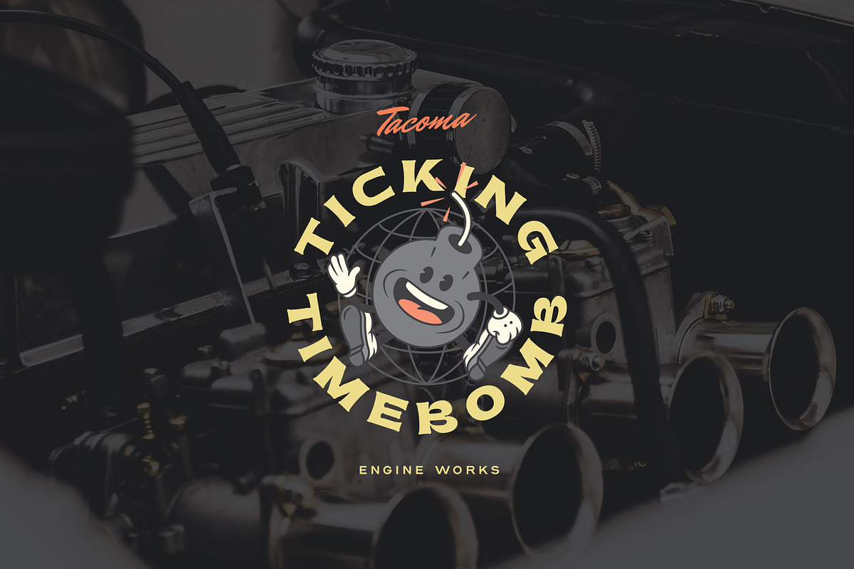 Motorcity Mates v2.0: Vintage Logos, a Person Illustration by Staple. (Photo 5 of 10)
