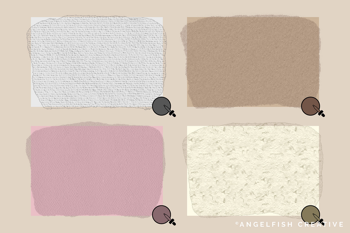 Paper Textures Procreate Brush Set, a Brush Add-On by AngelfishCreative (Photo 9 of 12)