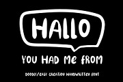 Bome_Wolker. Funny font, a Script Font by Yaniko (Thumbnail 4 of 5)