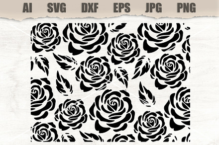 Stencil Rose