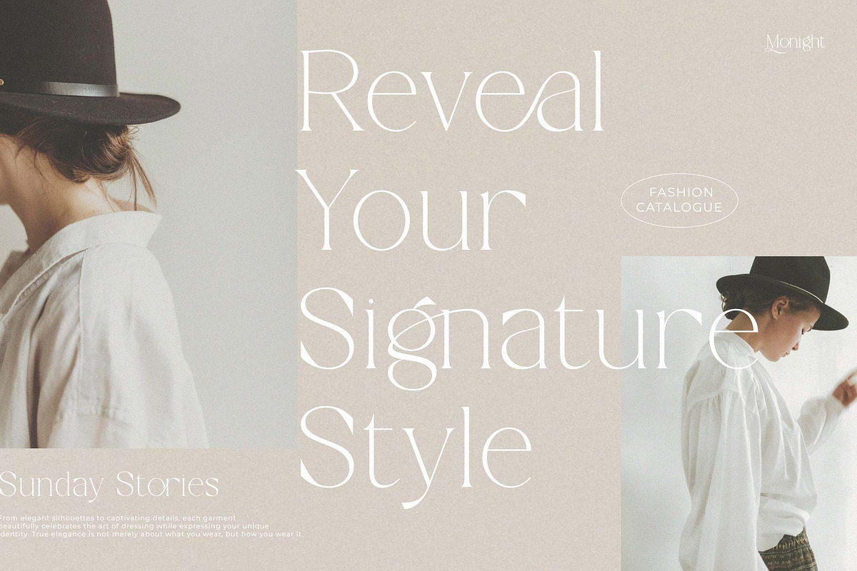 Monight – Elegant Modern Serif Font, a Serif Font by Muflieart (Photo 8 of 10)