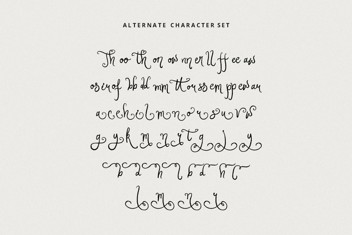 Authentic Whimsical Font, a Handwritten Font by HansCo Studio (Photo 11 of 12)