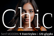 TYPEFACE Serif Modern FONT 9 Styles, a Serif Font by Typo Graphic Design (Thumbnail 2 of 9)