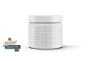 300ml Glossy Plastic Jar Mockup, a Packaging Mockup by Reformer Mockup (Thumbnail 5 of 6)