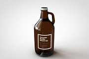 Growler Beer Bottle Mock-Up, a Household Mockup by TSOBG (Thumbnail 6 of 33)