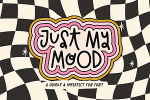 JUST MY MOOD PLAYFUL & QUIRKY FONT