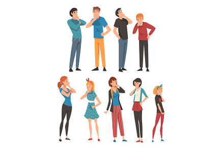 People think about something in, a Person Illustration by TopVectors