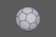 soccer ball with black lines, an Object 3D Model by CGTech (Thumbnail 3 of 3)